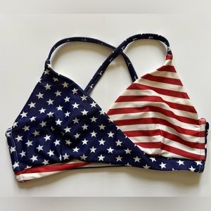 Inlet Bikini Top / American Flag